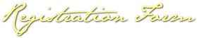 Registration Form
